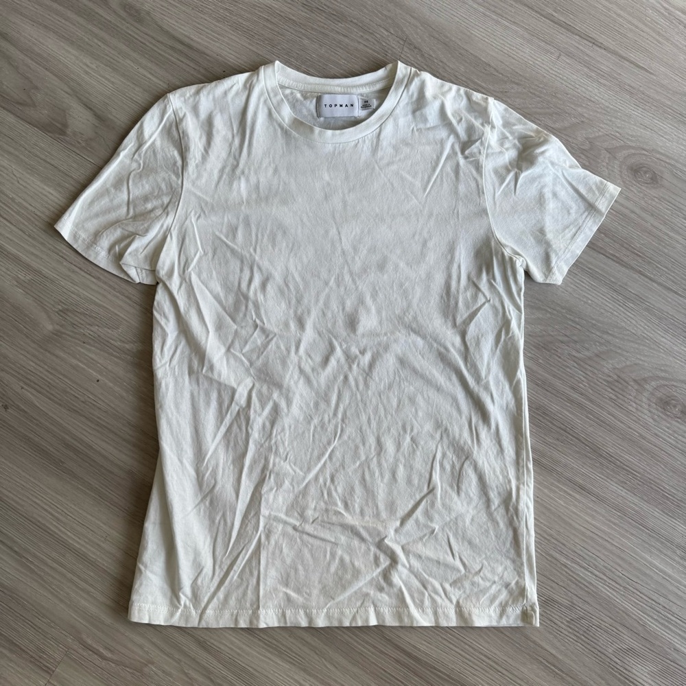 Topman Men’s White Short Sleeve Tee